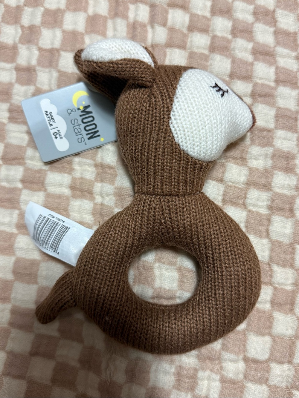 Deer Baby Rattle - Picture 2 of 2